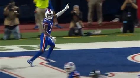 Josh Allen To Stefon Diggs For The Td Buffalo Bills Vs Tennessee Titans Nfl 2022 Mnf On