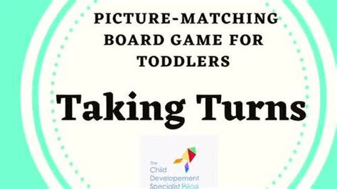 Early Intervention Turn Taking Games For Toddlers Tpt