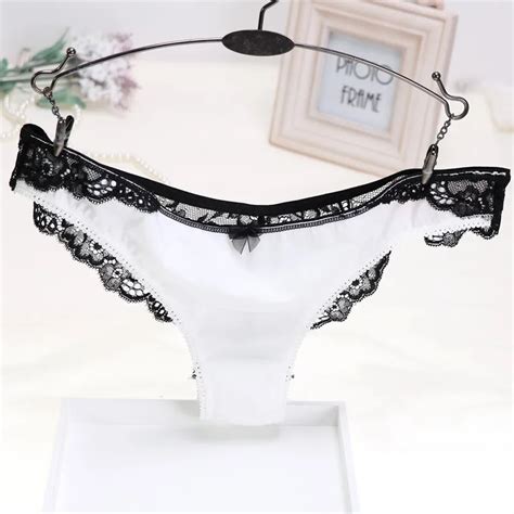 Women Sexy Lace Panties Women S Low Waist Cotton Briefs Underwear G Strings Thongs Tangas