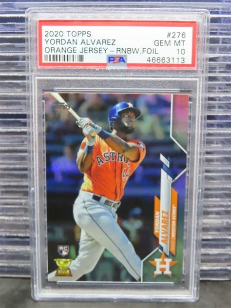 Yordan Alvarez Topps Rainbow Foil Price Guide Sports Card