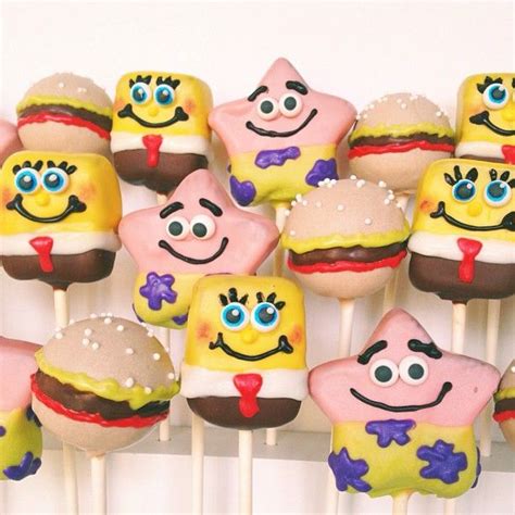 Spongebob Squarepants (Cake Pops) | Spongebob cake, Birthday cake pops, Cartoon cake