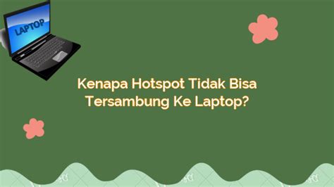 Kenapa Hotspot Tidak Bisa Tersambung Ke Laptop Gadde Digital