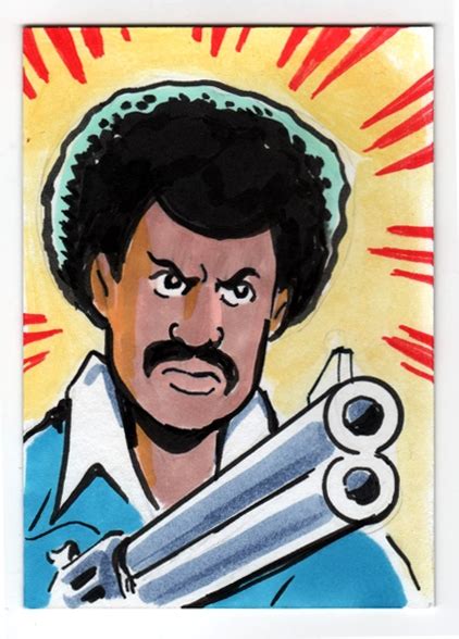 Black Dynamite In Greg Moutafis S Greg Moutafis Sketchcards Comic