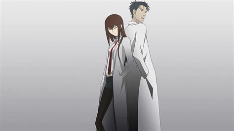 Hd Wallpaper Pink Costume Shemales Anime Boys Steinsgate Shiina Mayuri Makise Kurisu Crossovers