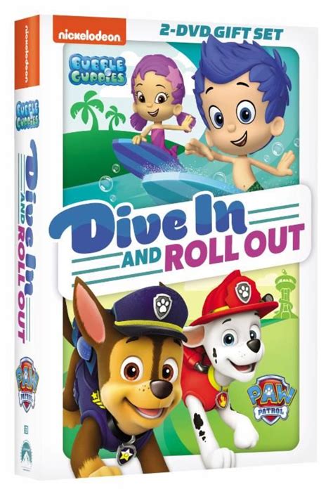 Two Of Nickelodeons Best Selling Dvds Bubble Guppies Paw Patrol Dvd Paw Patrol