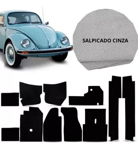 Forro Assoalho Fusca Carpete Luxo Chiqueirinho Forro Teto