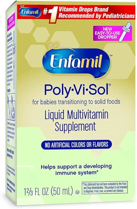 Enfamil Poly Vi Sol Liquid Multivitamin Supplement For