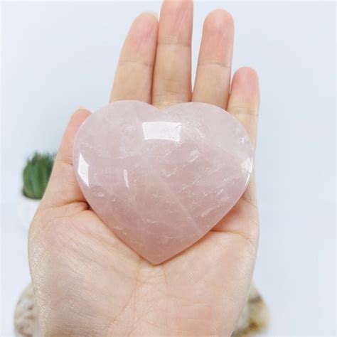 Comprar Cora O De Pedra Quartzo Rosa Gramas Aprox Amor Saj