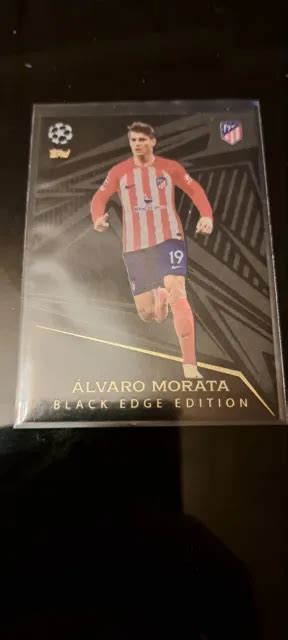 Topps Match Attax Black Edge Edition Alvaro Morata Atletico