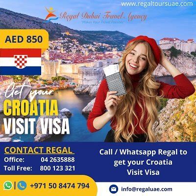 Croatia Visa From Dubai Apply Now Regal Tours