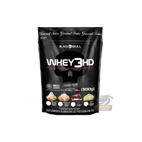 Whey Hd Gourmet Refil G Black Skull