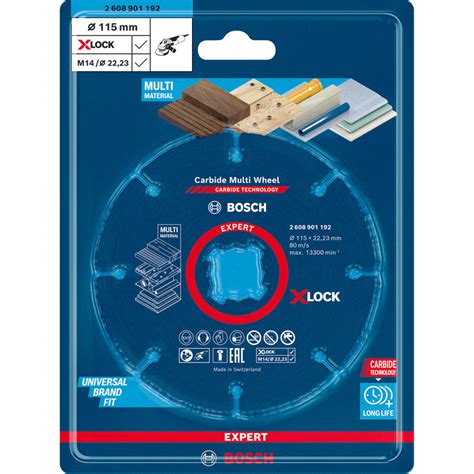 Bosch Expert Carbide Multi Material Cutting Disc X Mm X Lock