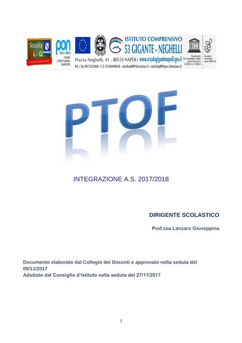 PDF INTEGRAZIONE A S 2017 2018 D Lgs N 62 Norme In Materia Di