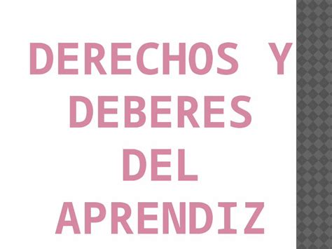 Pptx Derechos Y Deberes Del Aprendiz Sena Dokumen Tips