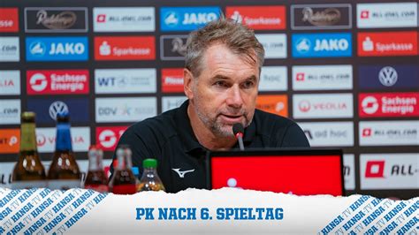 PK Nach Dem Spiel F C Hansa Rostock Vs SG Dynamo Dresden 3 Liga