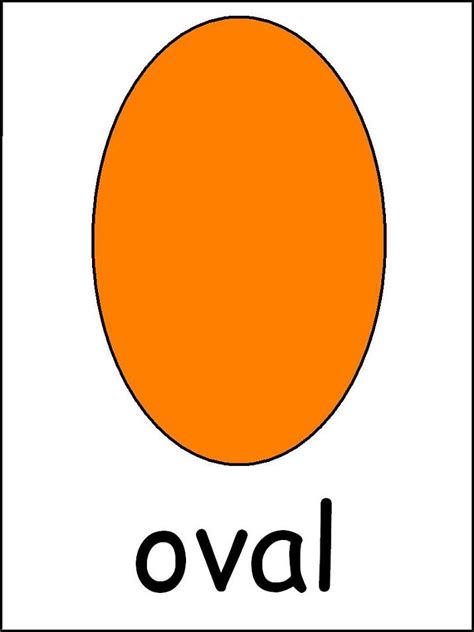 Printable Oval Shapes