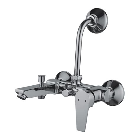 OM S Brass 3 In 1 Single Lever Wall Mixer For Bathroom Fitting Size