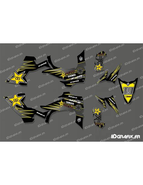 Kit Deco Custom Star Full Yellow Idgrafix Yamaha Yfz