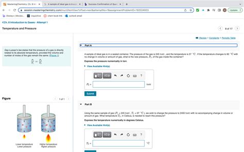 Answered Part A A Sample Of Ideal Gas Is In A… Bartleby