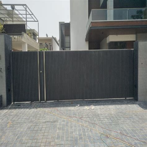 Stainless Steel Sliding Main Gate For Home At Rs Sq Ft In