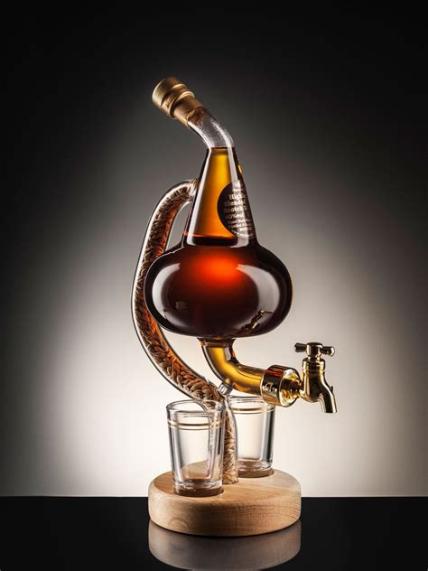 Pot Still Whisky Decanter With Tap And 2 Glasses Stylishwhisky