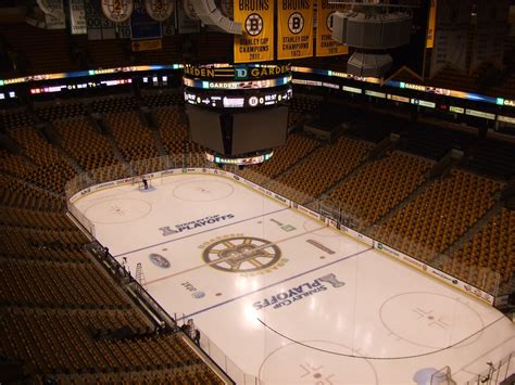 Bruins Playoff Ice Bruins Boston Bruins Hockey Rink