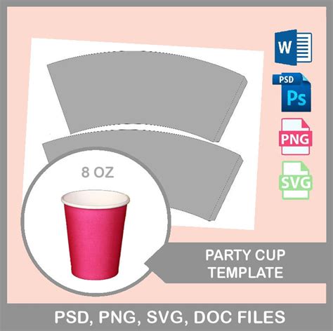 Cup Wrapper Template