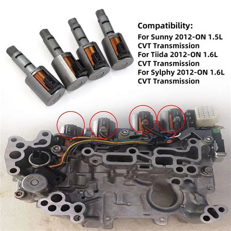 Jf E Re F A Solenoids Set Kimiss Pcs Car Gearbox Transmission Shift