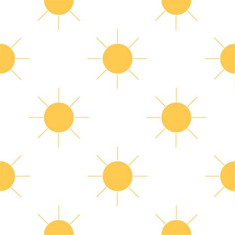 Sun Seamless Pattern 5693768 Vector Art At Vecteezy