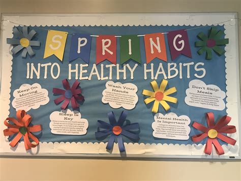 Embrace The Spirit Of Spring With A Colorful Bulletin Board