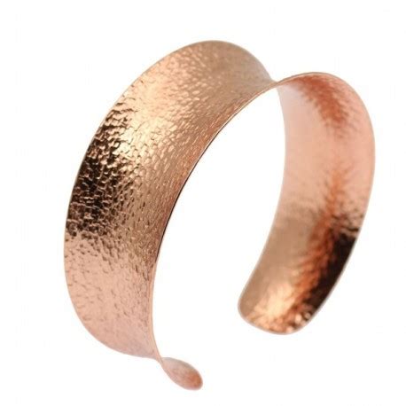 Anticlastic Texturized Copper Cuff Bracelet By John S Brana Handmade