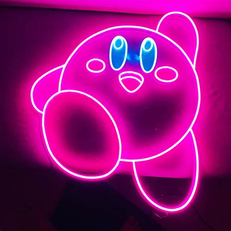 Cute Kirby LED Neon Sign Liuyang Lamps