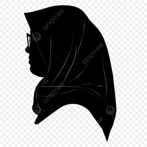 Menina Com Silhueta De Hijab E óculos Png Muçulmano Mulher ícone