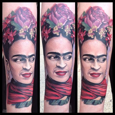 Unbelievable Frida Kahlo Portrait Tattoo By Gia Rose Frida Kahlo