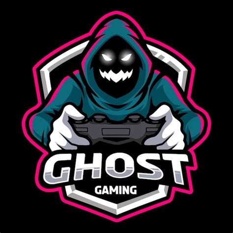 Premium Vector Ghost Gaming Mascot Sport Logo Design Template