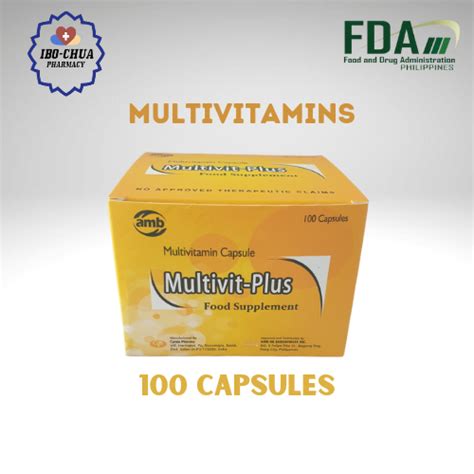 Multivitamin Multivit Plus 100 Capsules Lazada Ph