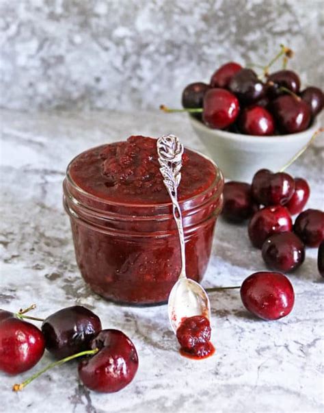 Easy Cherry Chutney - A vegan recipe by Savory Spin