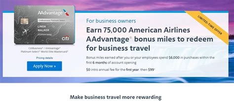 Expired Citibusiness Aadvantage Platinum Select Limited Time K