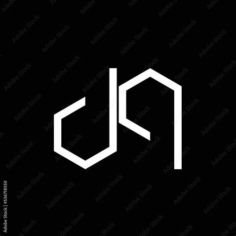 Dq Dq Logo Design Creative Minimal Letter Dq Dq Monogram Stock Vector