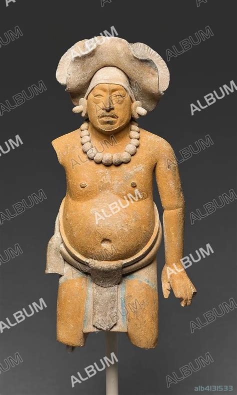 Standing Male Figure Late Classic Maya Jaina Campeche Or Yucatán