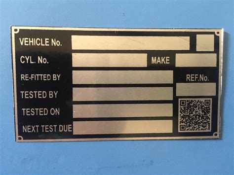 Cng Compliance Plate Sskcc