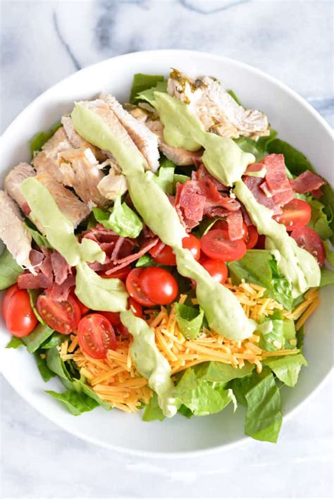 Turkey California Club Salad - Nourished Simply