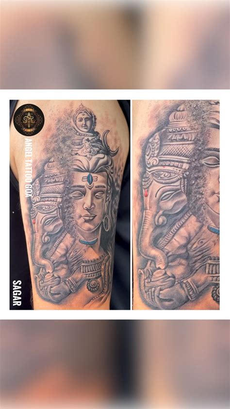 Lord Shiva Tattoo Done By Sagar Dharoliya At Angel Tattoo Goa Tattoos