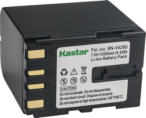 Amazon Kastar Battery 1 Pack For JVC BN V408 BN V408U BN V306