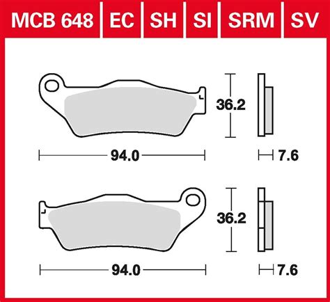 Bremsbelag Trw Sinter Offroad Tm Racing Mx F Vorne Ebay