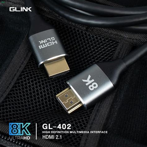 จัดส่งทันที Shopeemall Glink สายสัญญาณภาพ 8k อย่างดี Hdmi 21 รุ่น Gl