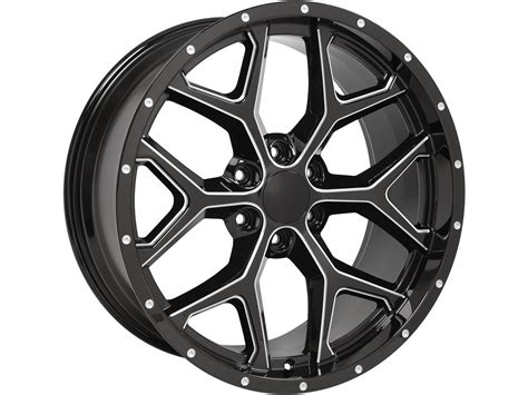 OE Milled Gloss Black CV98 Wheels RealTruck