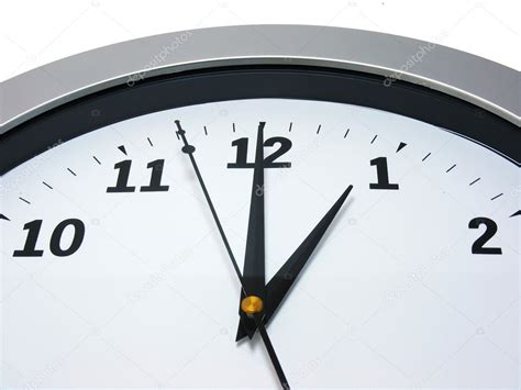 1 o'clock on wall clock Stock Photo by ©gcpics 4481184