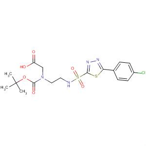 835622 40 7 Glycine N 2 5 4 Chlorophenyl 1 3 4 Thiadiazol 2 Yl