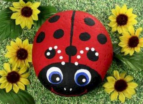 67 Beauty And Cute Rock Painting Ideas Painted